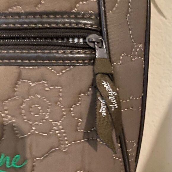 Thirty-one brown quilted tote cross body - Picture 6 of 13